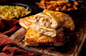 Cheesy Chicken and Bacon Pasty