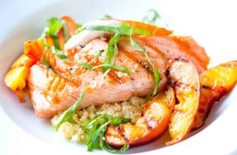 Easy Grilled Salmon with Nectarines Recipe